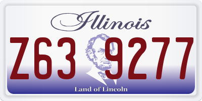 IL license plate Z639277