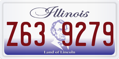 IL license plate Z639279