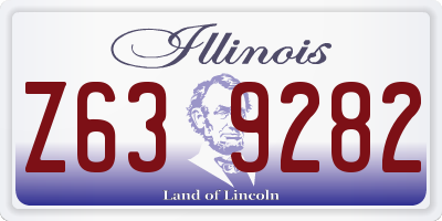 IL license plate Z639282