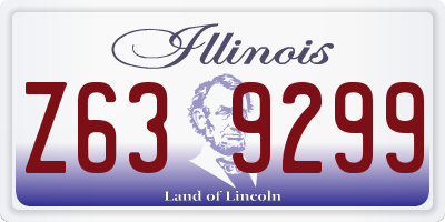 IL license plate Z639299