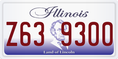 IL license plate Z639300