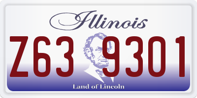 IL license plate Z639301