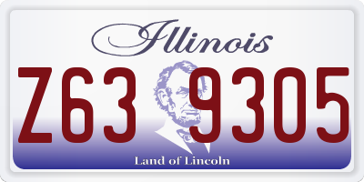 IL license plate Z639305