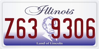 IL license plate Z639306
