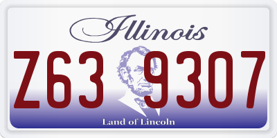 IL license plate Z639307