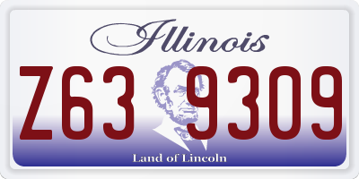 IL license plate Z639309