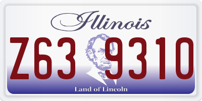 IL license plate Z639310