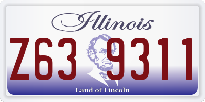 IL license plate Z639311