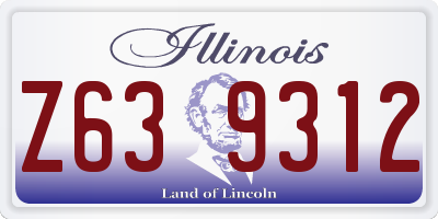 IL license plate Z639312