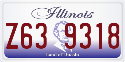 IL license plate Z639318