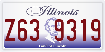 IL license plate Z639319