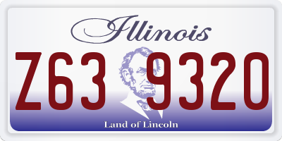IL license plate Z639320