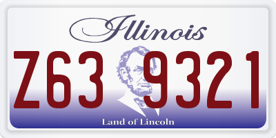 IL license plate Z639321