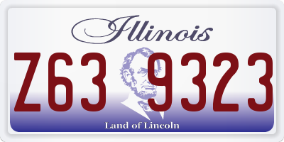 IL license plate Z639323