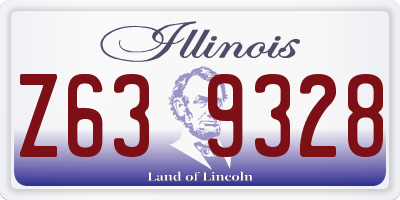 IL license plate Z639328