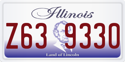 IL license plate Z639330