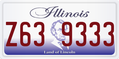IL license plate Z639333