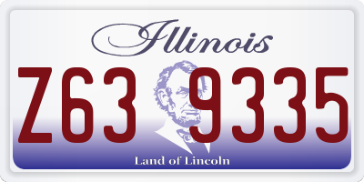 IL license plate Z639335
