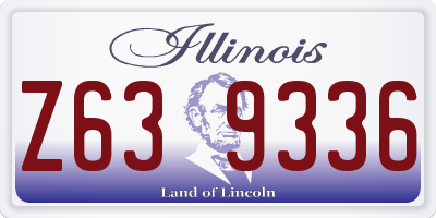 IL license plate Z639336