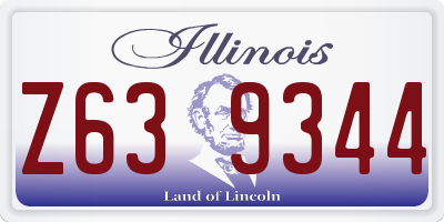 IL license plate Z639344