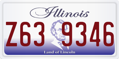 IL license plate Z639346