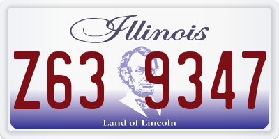 IL license plate Z639347