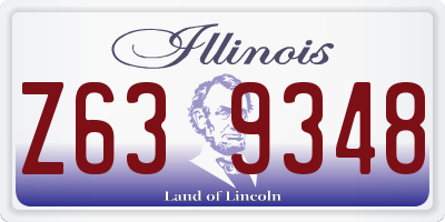 IL license plate Z639348