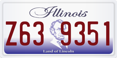 IL license plate Z639351