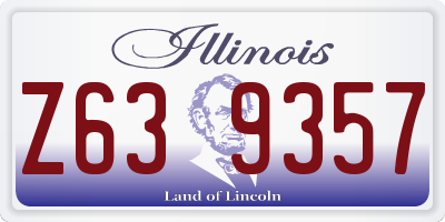 IL license plate Z639357