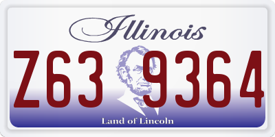 IL license plate Z639364