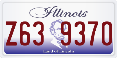 IL license plate Z639370