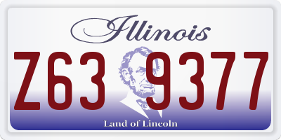 IL license plate Z639377