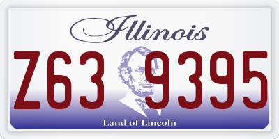 IL license plate Z639395