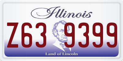 IL license plate Z639399
