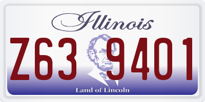 IL license plate Z639401