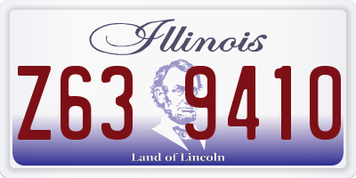 IL license plate Z639410