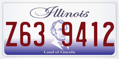 IL license plate Z639412