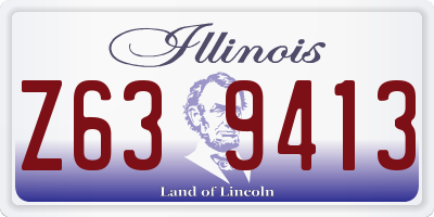 IL license plate Z639413