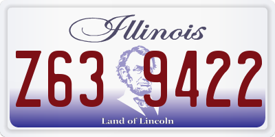 IL license plate Z639422