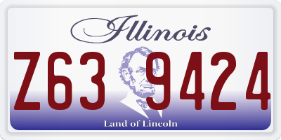 IL license plate Z639424