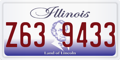 IL license plate Z639433