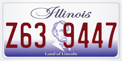 IL license plate Z639447