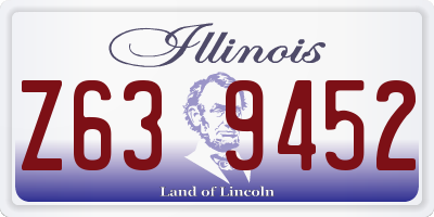 IL license plate Z639452
