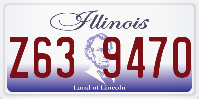 IL license plate Z639470