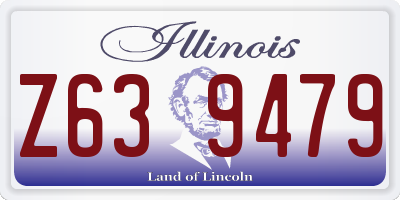 IL license plate Z639479