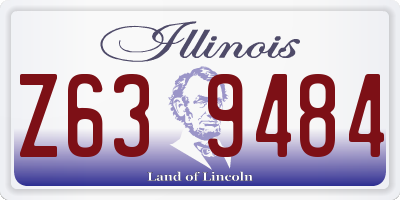IL license plate Z639484