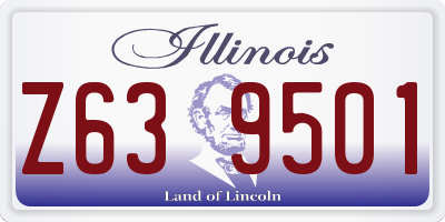 IL license plate Z639501