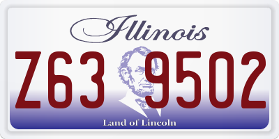 IL license plate Z639502