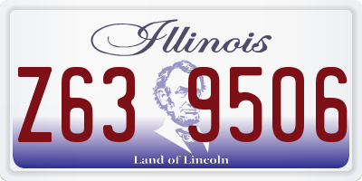 IL license plate Z639506