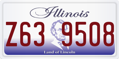IL license plate Z639508